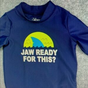 Kids Blue Swim Shirt
